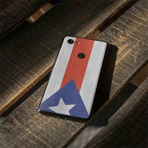 Puerto Rico Flag Distressed Google Pixel 3 Skin